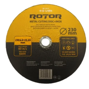 Disc abraziv pentru metal si inox ROTOR de 230 mm
