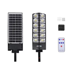 Lampa Solară Stradală W789A-6 cu 12 Casete
