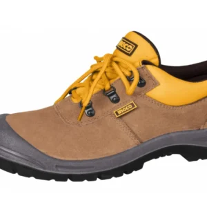 Pantofi de Protectie Maro cu Talpa si Varf de Metal INCGO