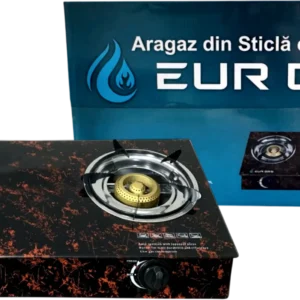 Aragaz din Sticla EurGas cu 2 Arzătoare