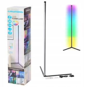 Lampă LED de colț Grundig cu senzor muzical – 140 cm