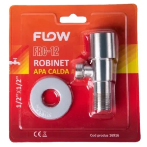 Robinet apă caldă 1/2" x 1/2", FLOW