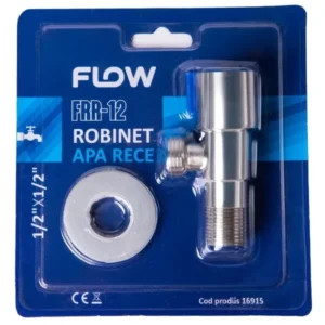 FRR-12 Robinet apă rece 1/2" x 1/2", FLOW Robinetul FLOW FRR-12 este destinat instalațiilor de apă rece, oferind fiabilitate și rezistență în utilizare zilnică. Construcția solidă asigură durabilitate, iar conexiunea standard 1/2" x 1/2" îl face compatibil cu majoritatea instalațiilor sanitare. Detalii tehnice: Material corp: Oțel inoxidabil Material cartuș: Alamă Material tijă: Fier Dimensiune conexiune: 1/2" x 1/2"